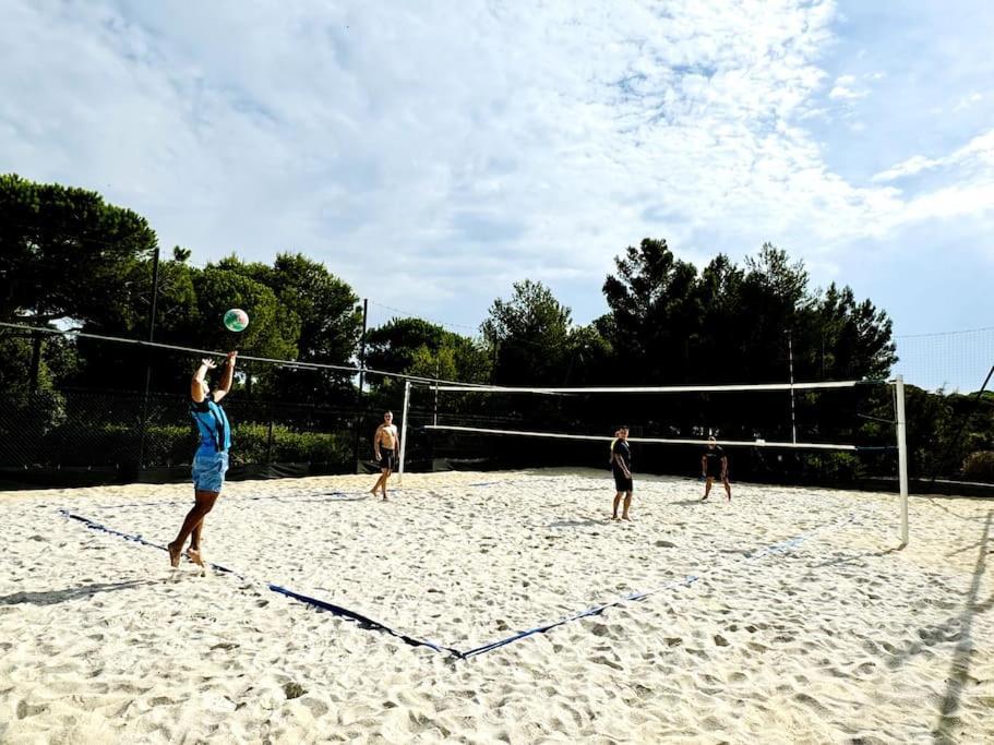 Appart Cosy, Piscine, Clim, Parking Prive - Proche Plage - Arrivee Autonome - Lit Queen Size Ла Сен-сюр-Мер Екстериор снимка