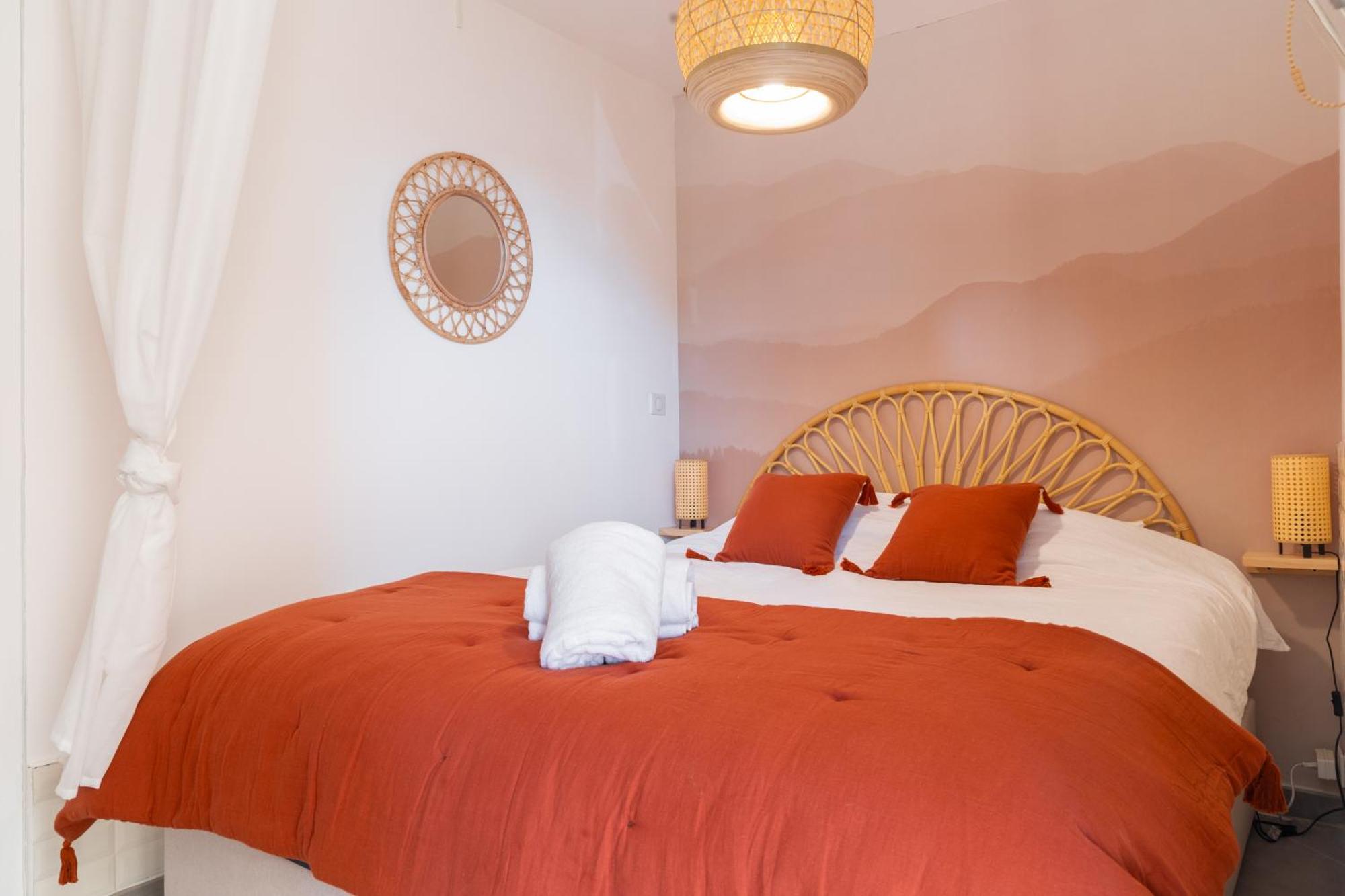 Appart Cosy, Piscine, Clim, Parking Prive - Proche Plage - Arrivee Autonome - Lit Queen Size Ла Сен-сюр-Мер Екстериор снимка