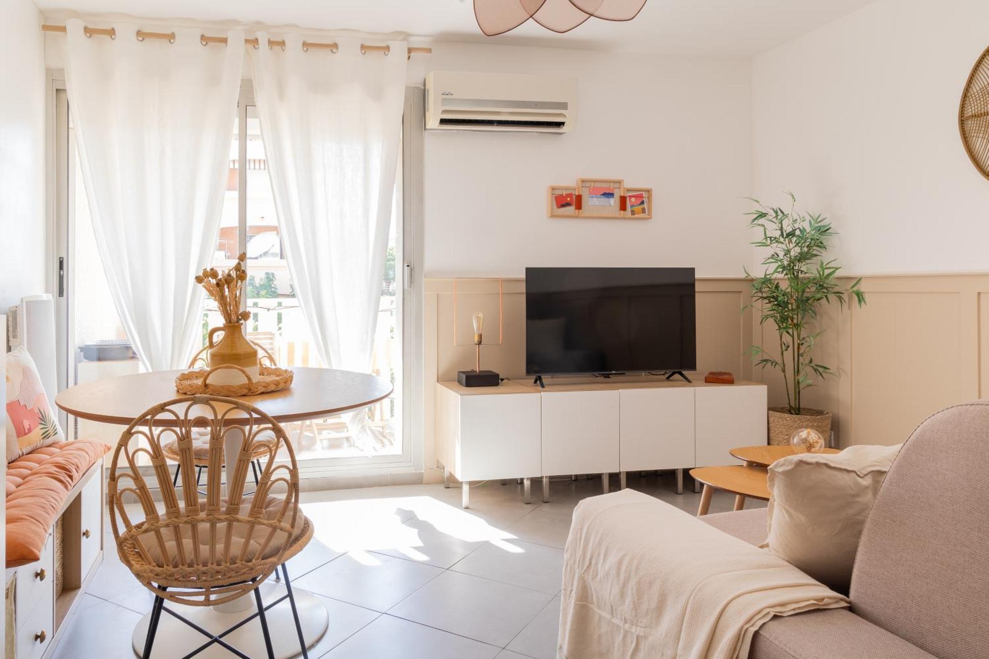 Appart Cosy, Piscine, Clim, Parking Prive - Proche Plage - Arrivee Autonome - Lit Queen Size Ла Сен-сюр-Мер Екстериор снимка